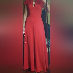 Beautiful Long Red Dress, Size M